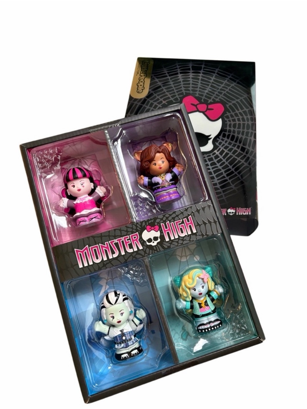 Monster High Fisher Price Little People  - Pink, Purple, Blue, Teal